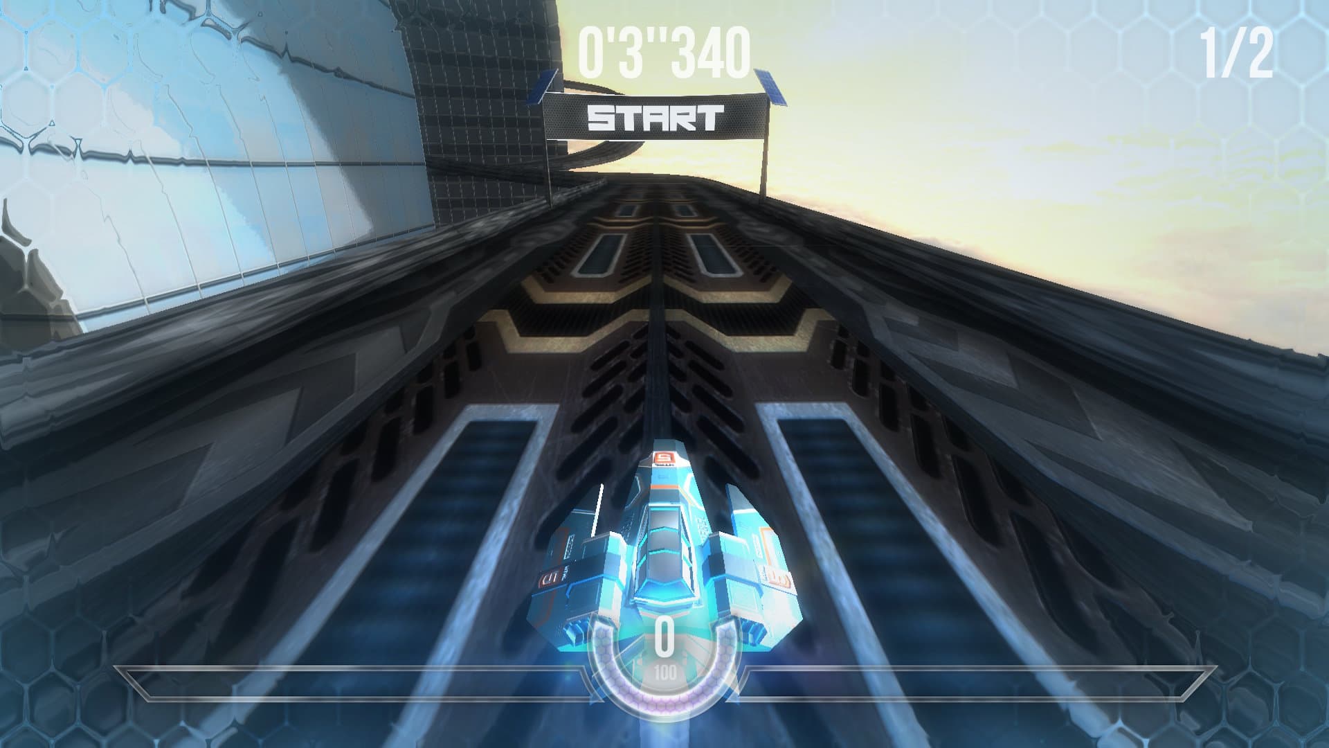 HexGL Racing screenshot 1
