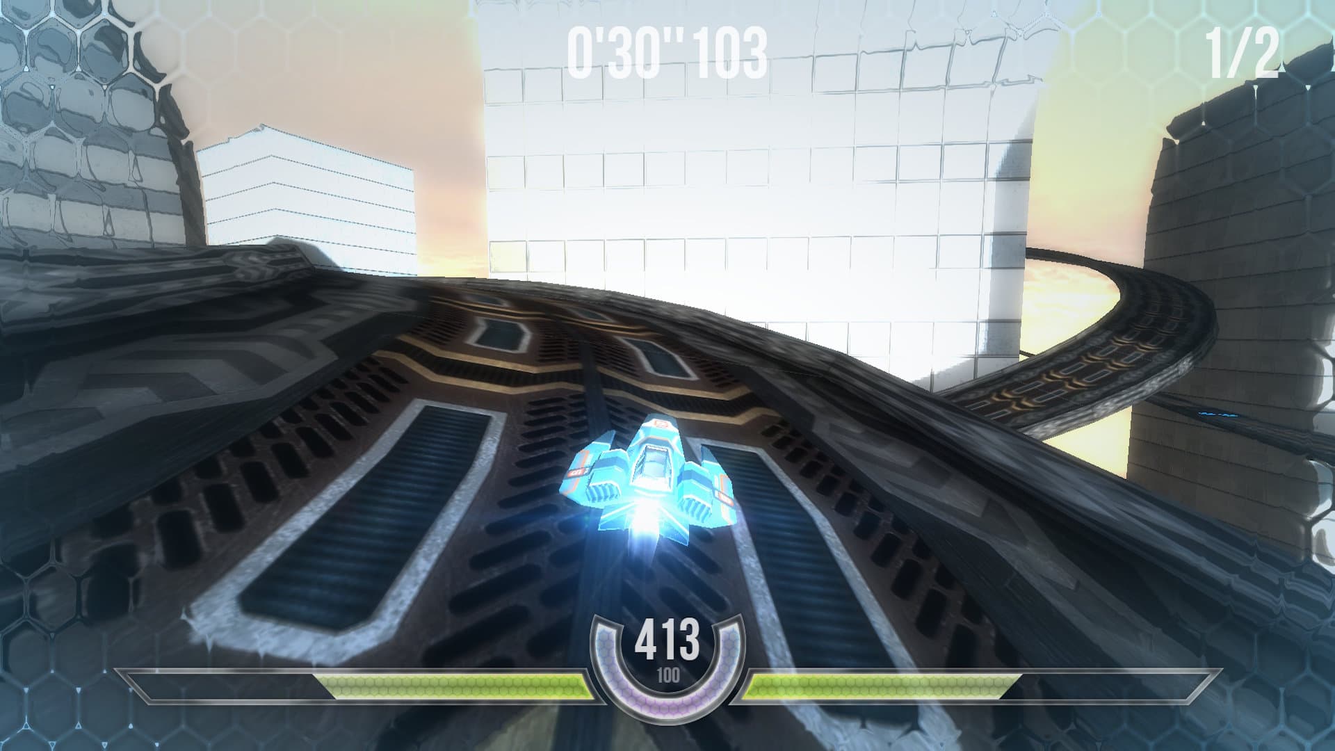 HexGL Racing screenshot 2
