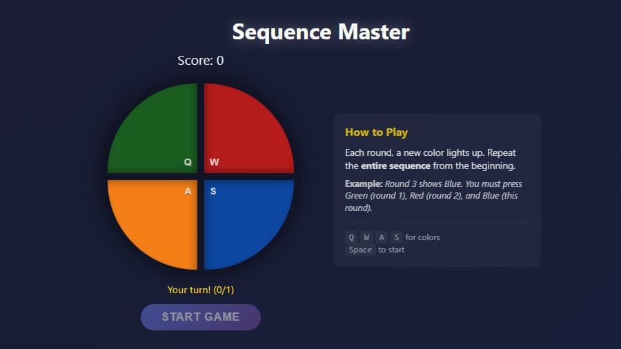Sequence Master screenshot 1